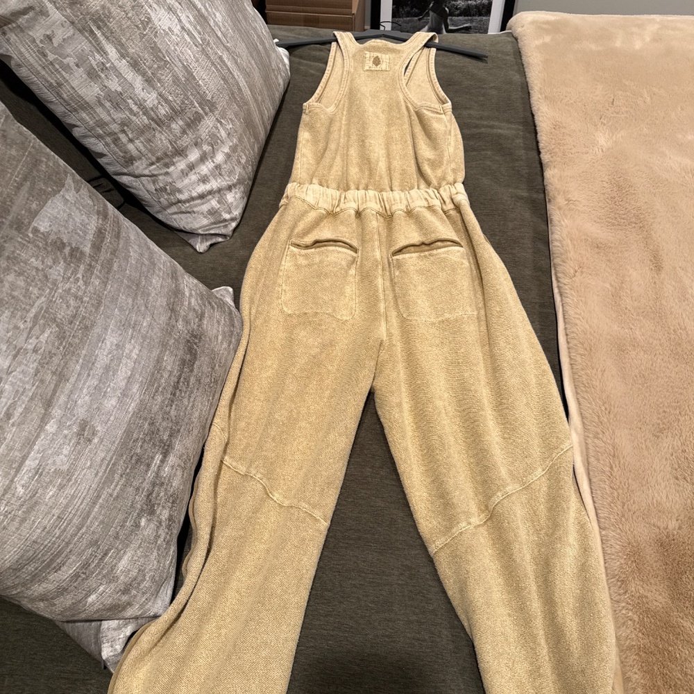 Free people movement barrel wide leg jumpsuit - Picture 3 of 3